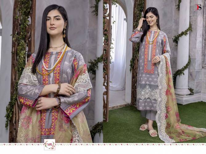Deepsy Firdous Aniiq Lawn 22 Cotton Designer Pakistani Salwar Suits Collection